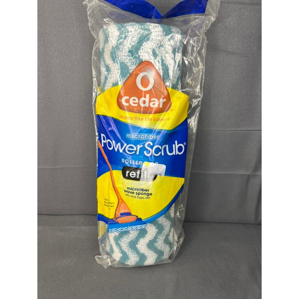 O Cedar Power Scrub Microfiber Mop Refill New Sealed